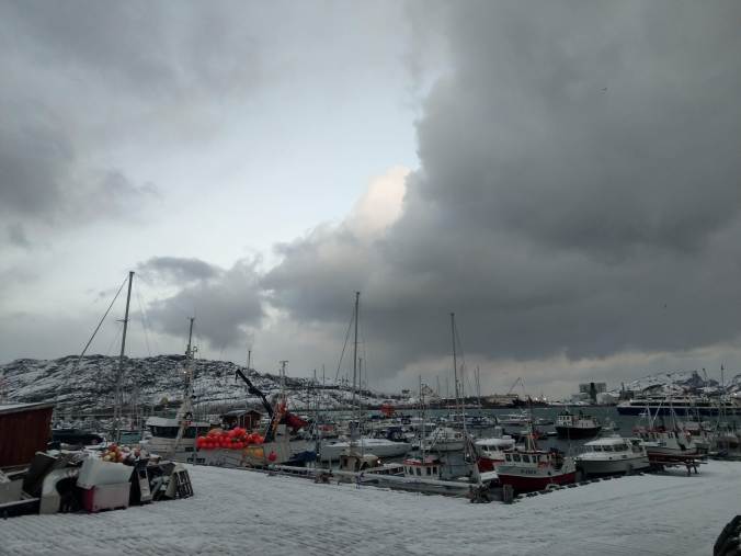 Mye vind og vær i Bodø havn